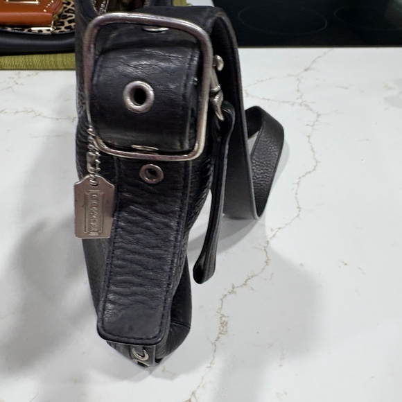 Coach Black Pebble Leather bag - Picture 2 of 3